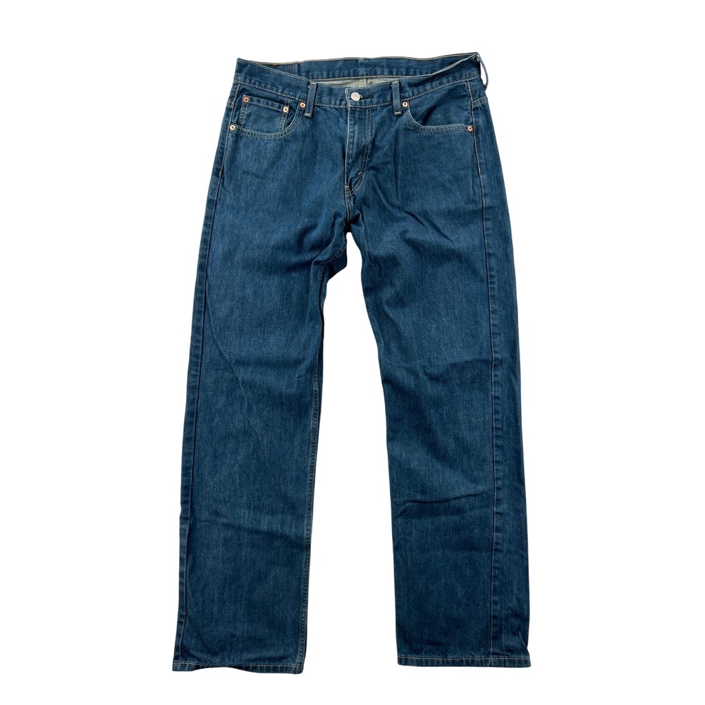 Levis 569 Loose Straight Jeans Mens 34x32 (tag 34x36) Medium Wash Blue Denim Y2K